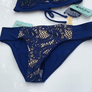 Luli Fama Swim - ⭐️ Luli Fama - Lacy Bikini Swim Bottom Luli Fama Swim - ⭐️ Luli Fama - Lacy Bikini Swim Bottom
